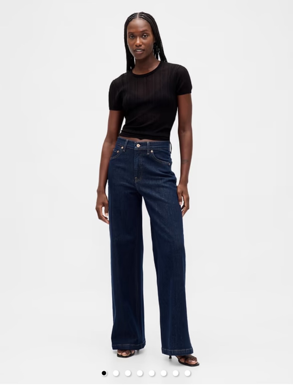 Gap High Rise Stride Wide Leg